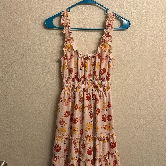 Moa Moa Women Juniors Sleeveless Floral Dress Size Small - Picture 1 of 4